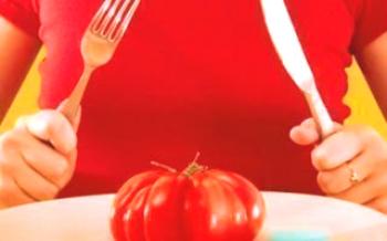 O que é tomate de tomate calórico?