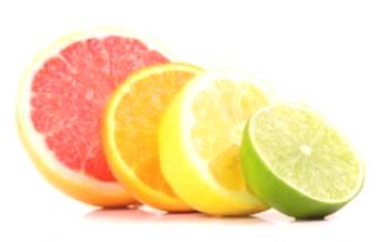 Zoznam hlavných citrusových plodov Citrus