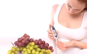 Мога ли да ям грозде за диабет? Функции за използване